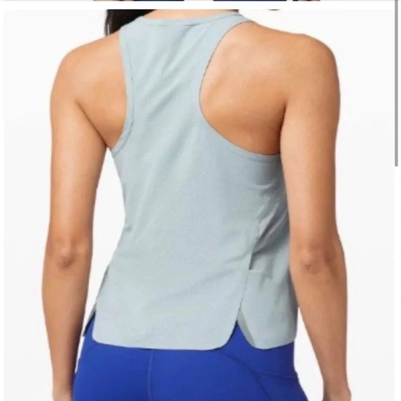 Lululemon Women's Find Your Pace Tank Blue Cast Breathable - Picture 8 of 8